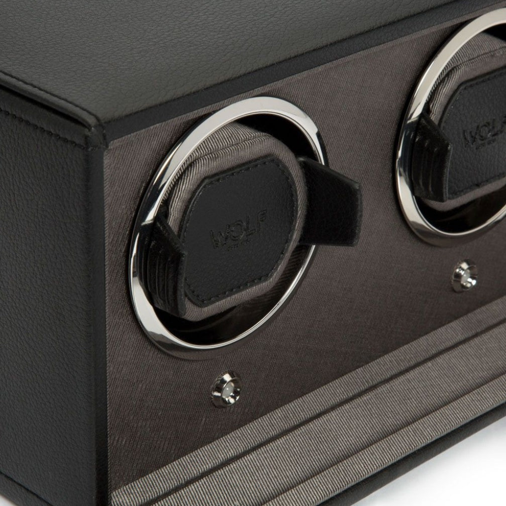 Cub Double Watch Winder with Cover