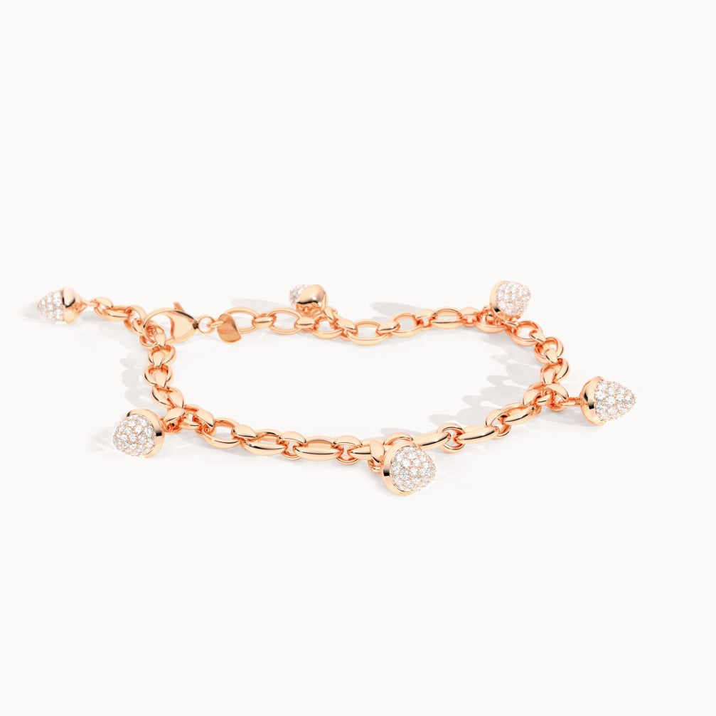 Náramek MIKADO Charm White Diamonds