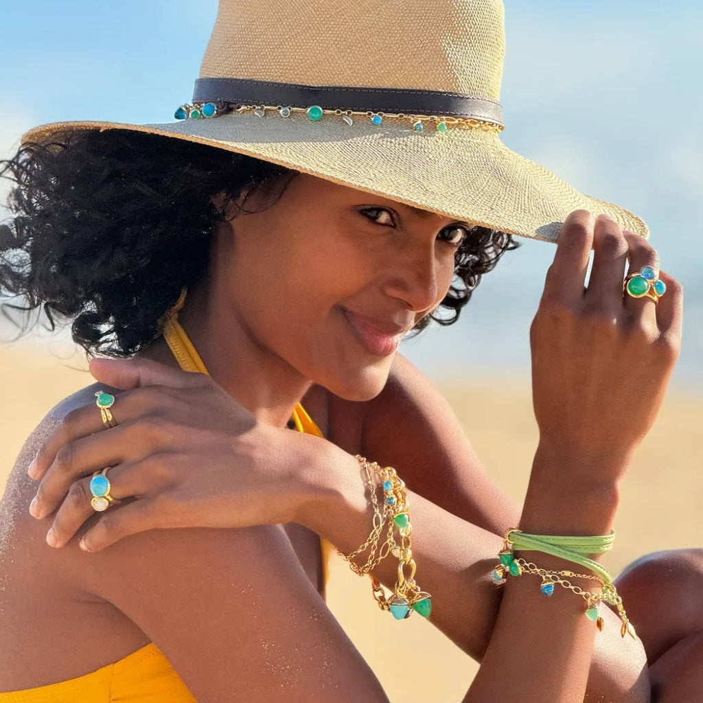 Bouton Large Chrysoprase Ring