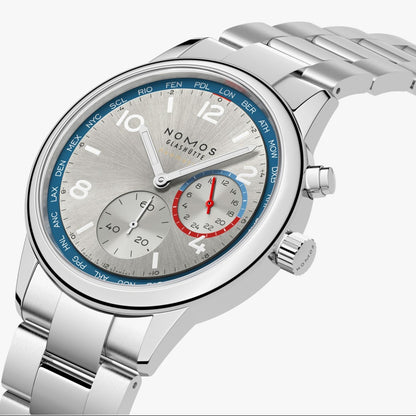 Club Sport neomatik Worldtimer silver