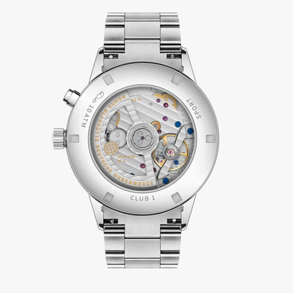 Club Sport neomatik Worldtimer silver