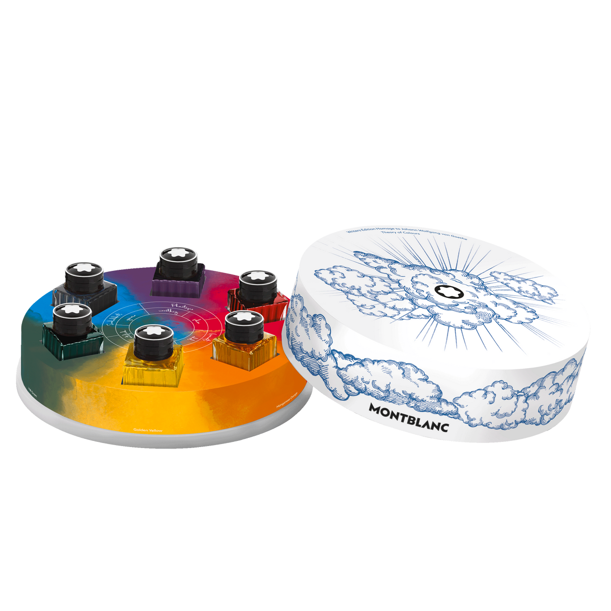 INK BOTTLE SET, WRITERS EDITION HOMAGE TO JOHANN WOLFGANG VON GOETHE, 6X30 ML