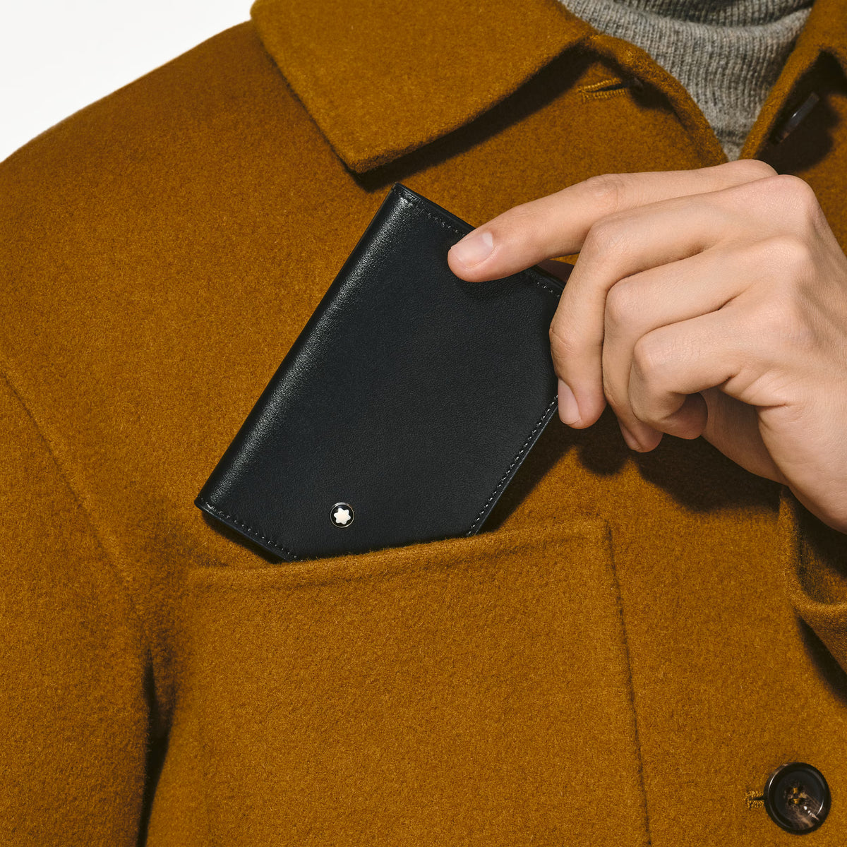 Meisterstück leather card holder