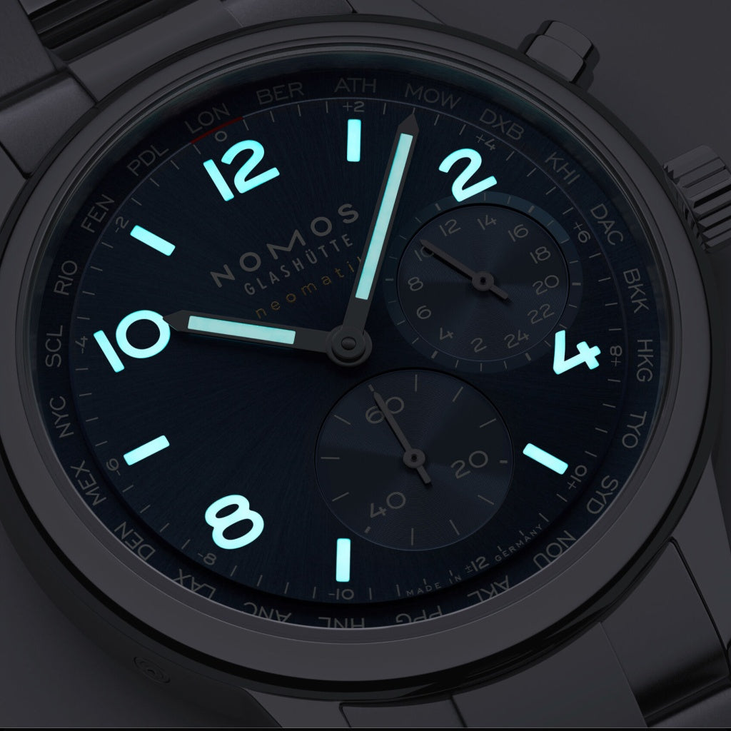 Club Sport neomatik Worldtimer blue