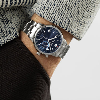 Club Sport neomatik Worldtimer blue