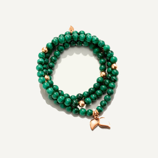 Náramek India Malachite