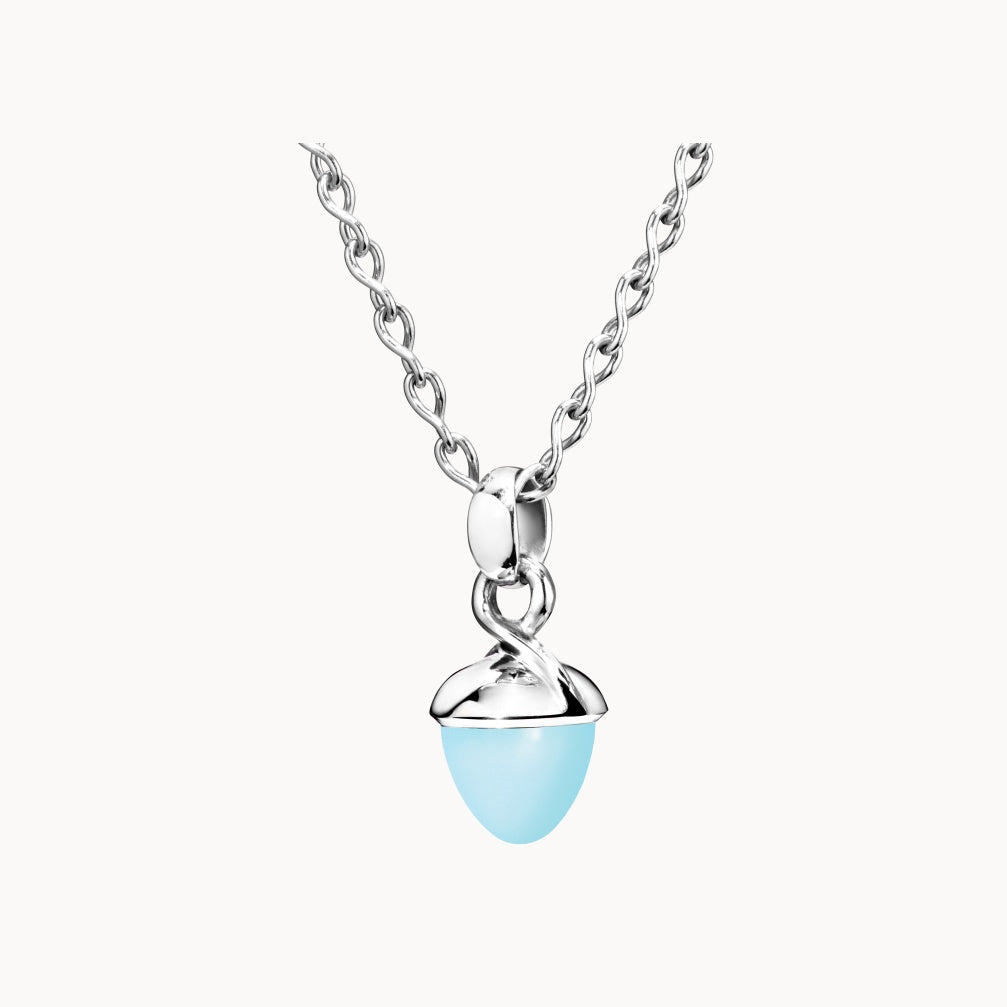 Přívěsek MIKADO Bouquet Aqua Chalcedony