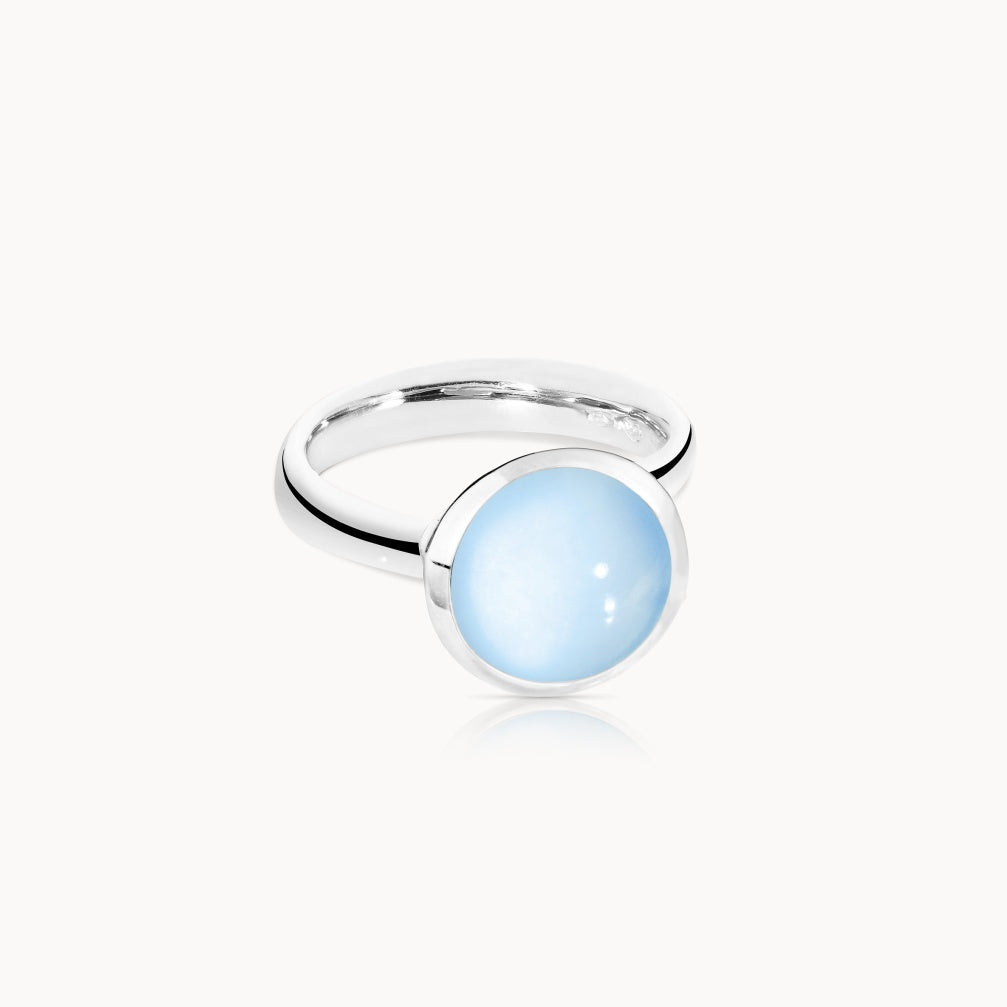 Prsten Bouton Chalcedony