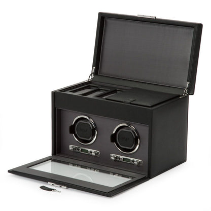 Double Watch Winder with Storage