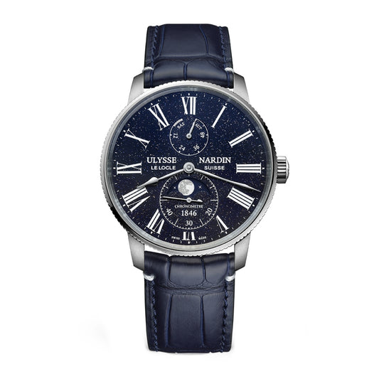 Marine Torpilleur Moonphase Aventurine